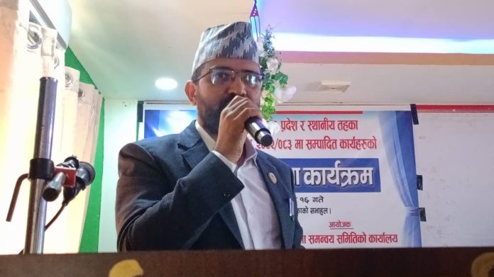 कानुनसम्मत काम गर्नुस्, मेरो आग्रह भए पनि गलत काम नगर्नुस्’ : सांसद भुसाल
